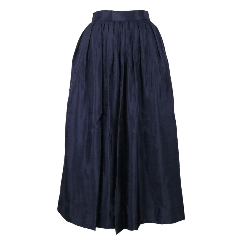 MARILYN MOON マリリンムーン viscose satin gather skirt AT