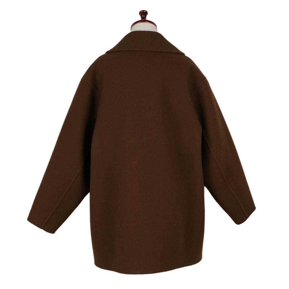 HYKE,ハイク,DOUBLE FACE SHAWL COLLAR COAT