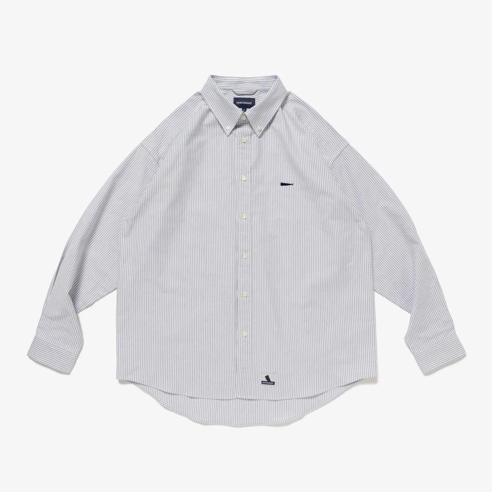 【定価21000円】DESCENDANT ストライプ 半袖シャツ サイズ2 KENNEDY'S OXFORD SS STRIPE SHIRT | DESCENDANT(ディセンダント