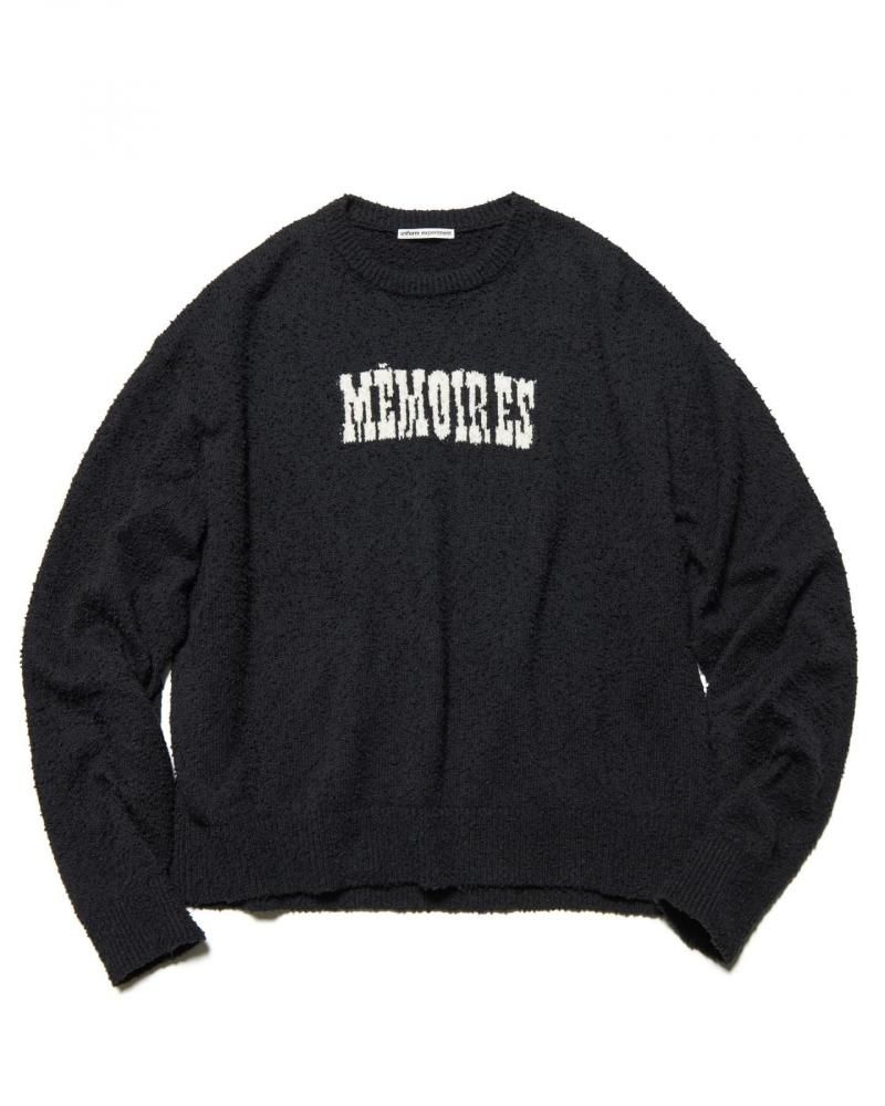 uniform experiment - ベアブリック uniform experiment uniform experiment 25A/W ASGER JORN: LANDSCAPE SWEATSHIRT
