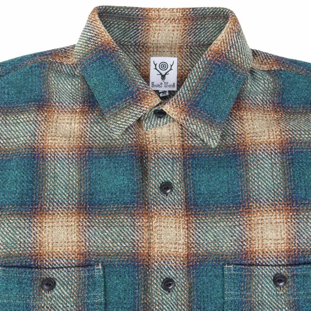 SOUTH2 WEST8サウスツーウエストエイトWork Shirt - TC Jazz Nep Plaid