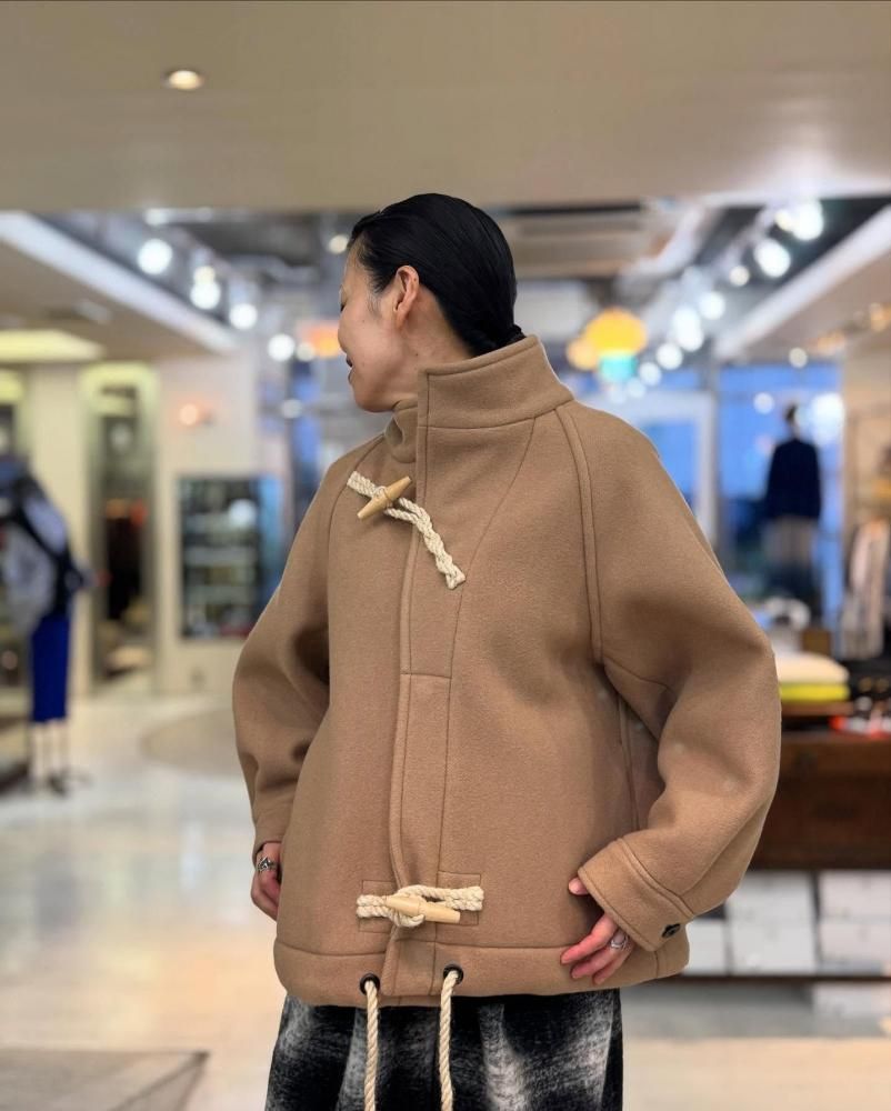 び*ん様 HYKEハイクDOUBLE FACE DUFFEL JACKET サイ HYKE,ハイク,DOUBLE FACE DUFFEL JACKET