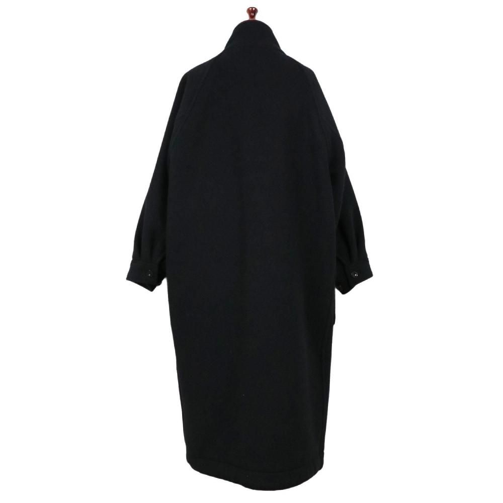 HYKE ハイクDOUBLE FACE DUFFEL JACKET ブラック 店舗在庫 - WOMEN【HYKE】DOUBLE FACE DUFFEL JACKET - ブラック