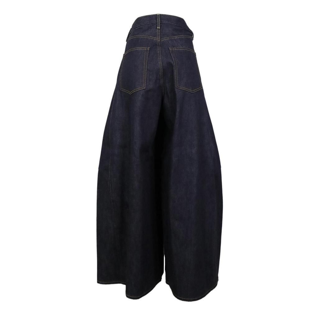 【新品】完売HYKE WIDE LEGブラックデニムワイドレッグパンツハイク 新品】完売HYKE WIDE LEGブラックデニムワイドレッグパンツハイク