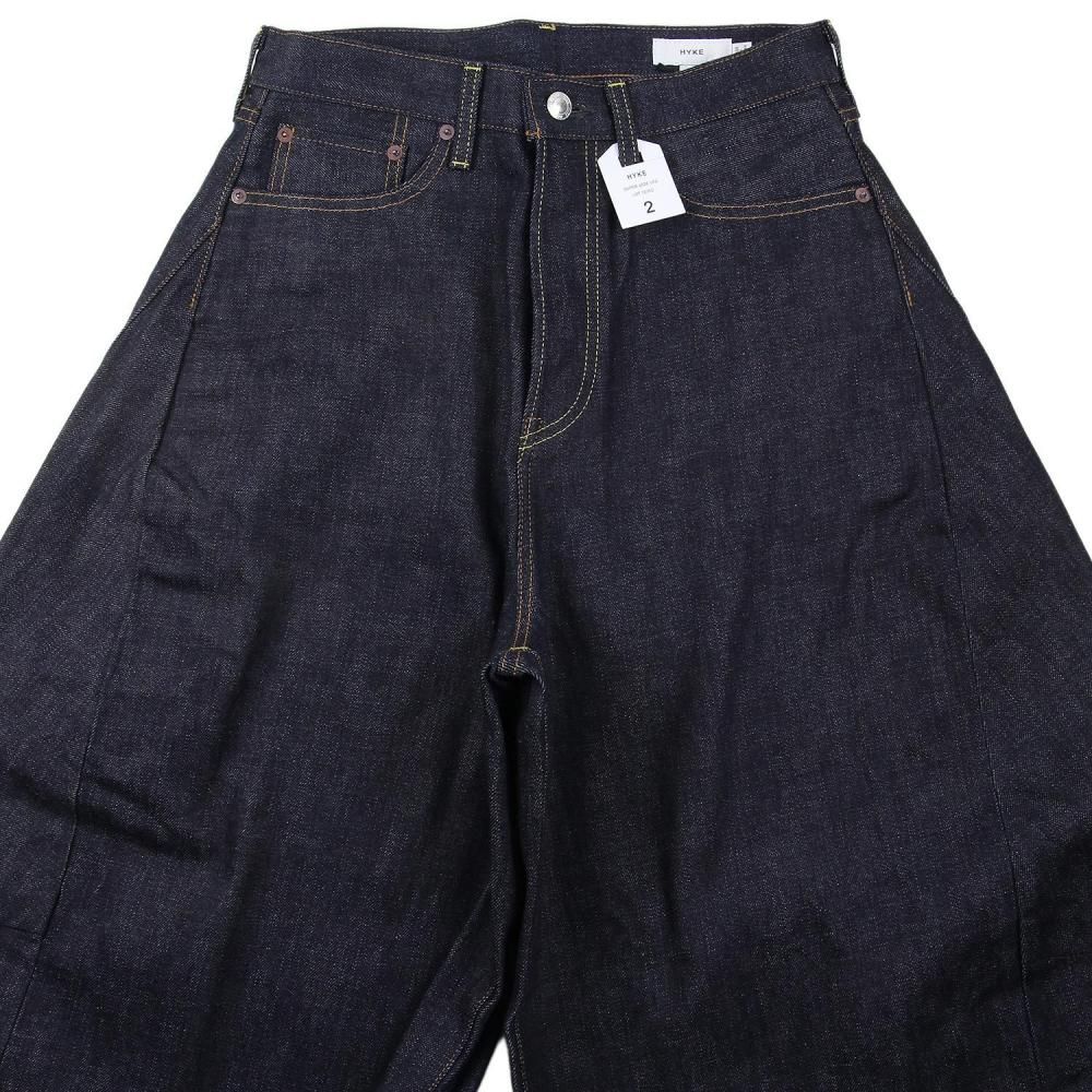 HYKE,ハイク,DENIM SUPER WIDE LEG JEANS