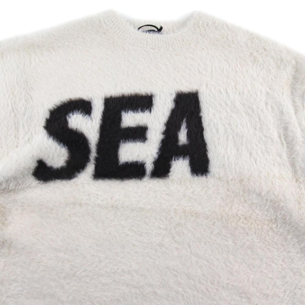 WIND AND SEAウィンダンシーShaggy BIGSEA Knit Sweater 02 - AT