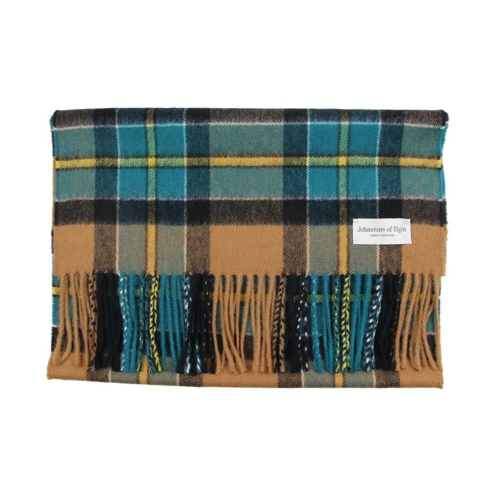 Johnstons ジョンストンズ タータンチェック カシミヤ マフラー