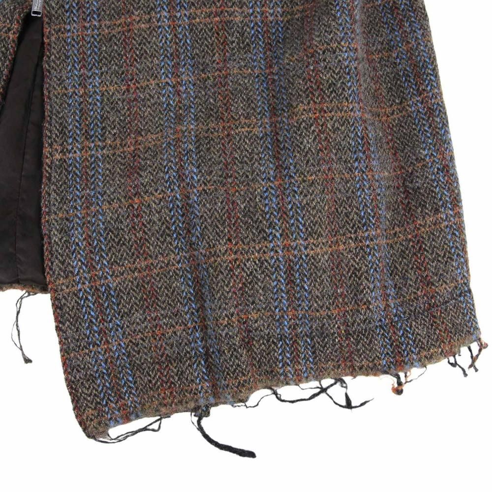 希少名作アンダーカバー襟裏レザー縮絨ウールステンカラーコート限定色チャコール 希少名作アンダーカバー襟裏レザー縮絨ウールステンカラーコート限定色