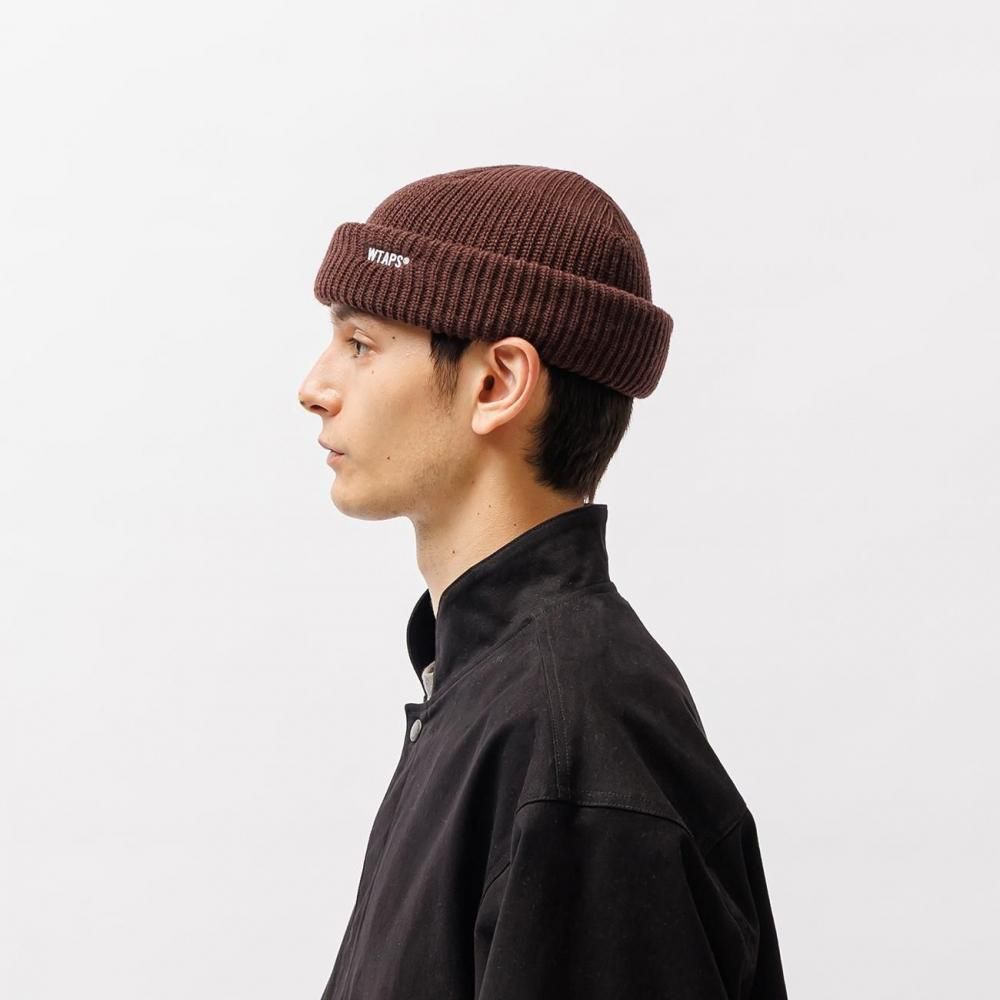 wtaps SUB / BEANIE / ACRYLIC ブラウン WTAPSダブルタップスSUB / BEANIE / ACRYLIC 02 - AT WORK PLUS +