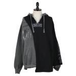 <img class='new_mark_img1' src='https://img.shop-pro.jp/img/new/icons1.gif' style='border:none;display:inline;margin:0px;padding:0px;width:auto;' />MINUS<br>マイナス<br>Bootleg Layered Hoodie(SHINE) 12