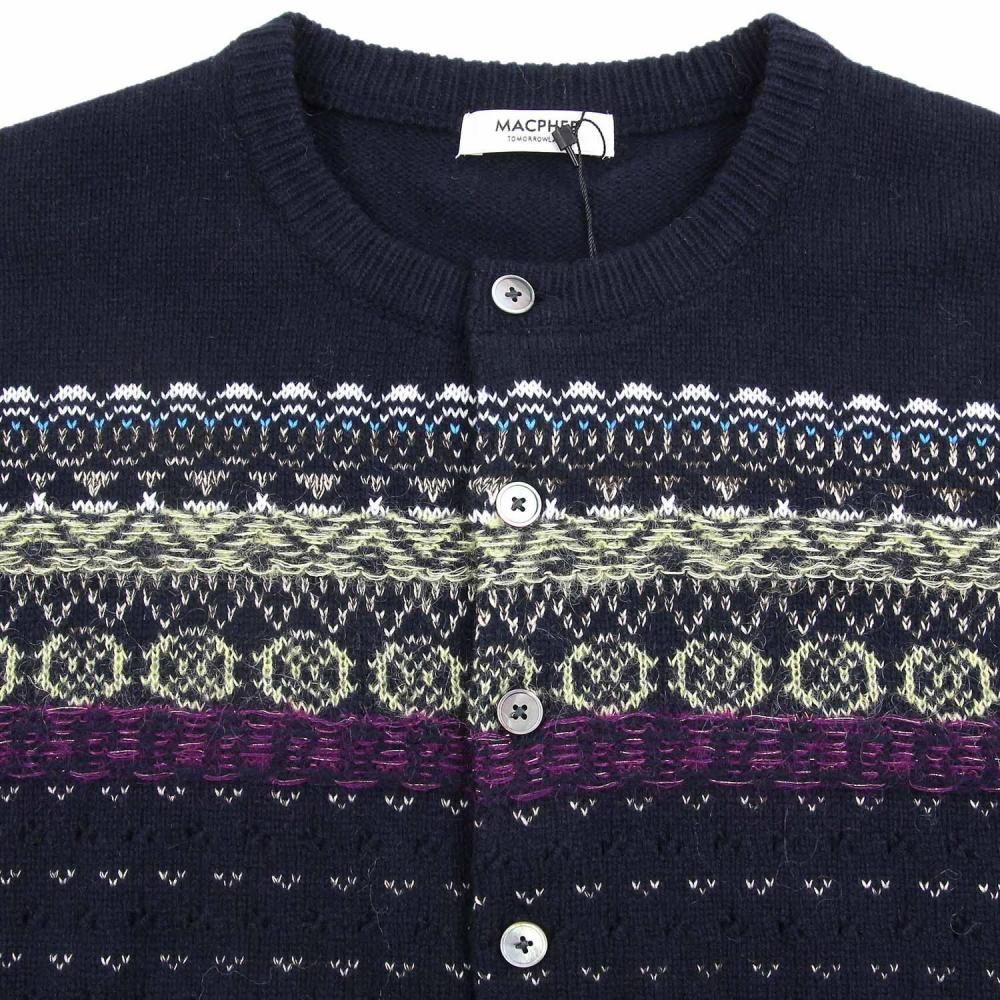 トゥモローランド マカフィー フェアアイル カーディガン ニット セーター MACPHEE カーディガン フェアアイル クルーネックカーディガン
