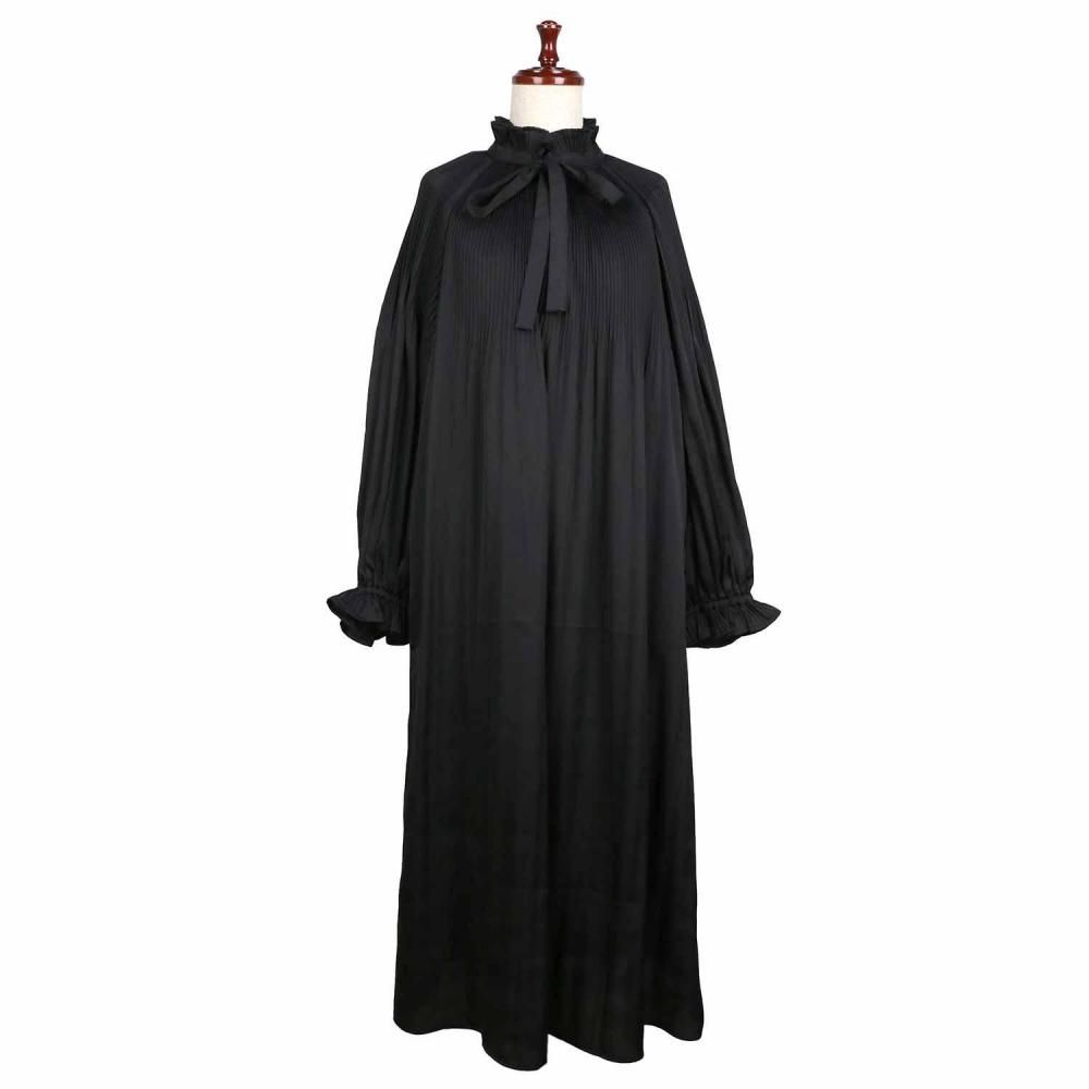 MARILYN MOON マリリンムーン accordion pleats dress AT WORK PLUS +