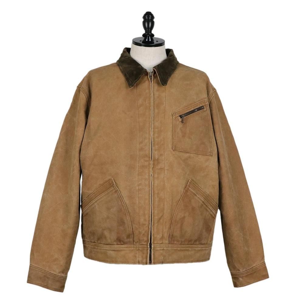 NEEDLES ニードルズ Zipped Work Jacket - Duck Canvas / Kakishibu