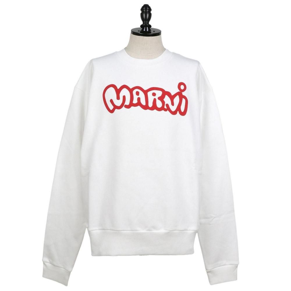MARNI マルニ コットン製スウェットシャツ ロゴプリント 12