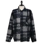 <img class='new_mark_img1' src='https://img.shop-pro.jp/img/new/icons1.gif' style='border:none;display:inline;margin:0px;padding:0px;width:auto;' />MINUS<br>ޥʥ<br>Slash Seam Open Collar Shirt(SHADOW BUFFALO)NOIR 12