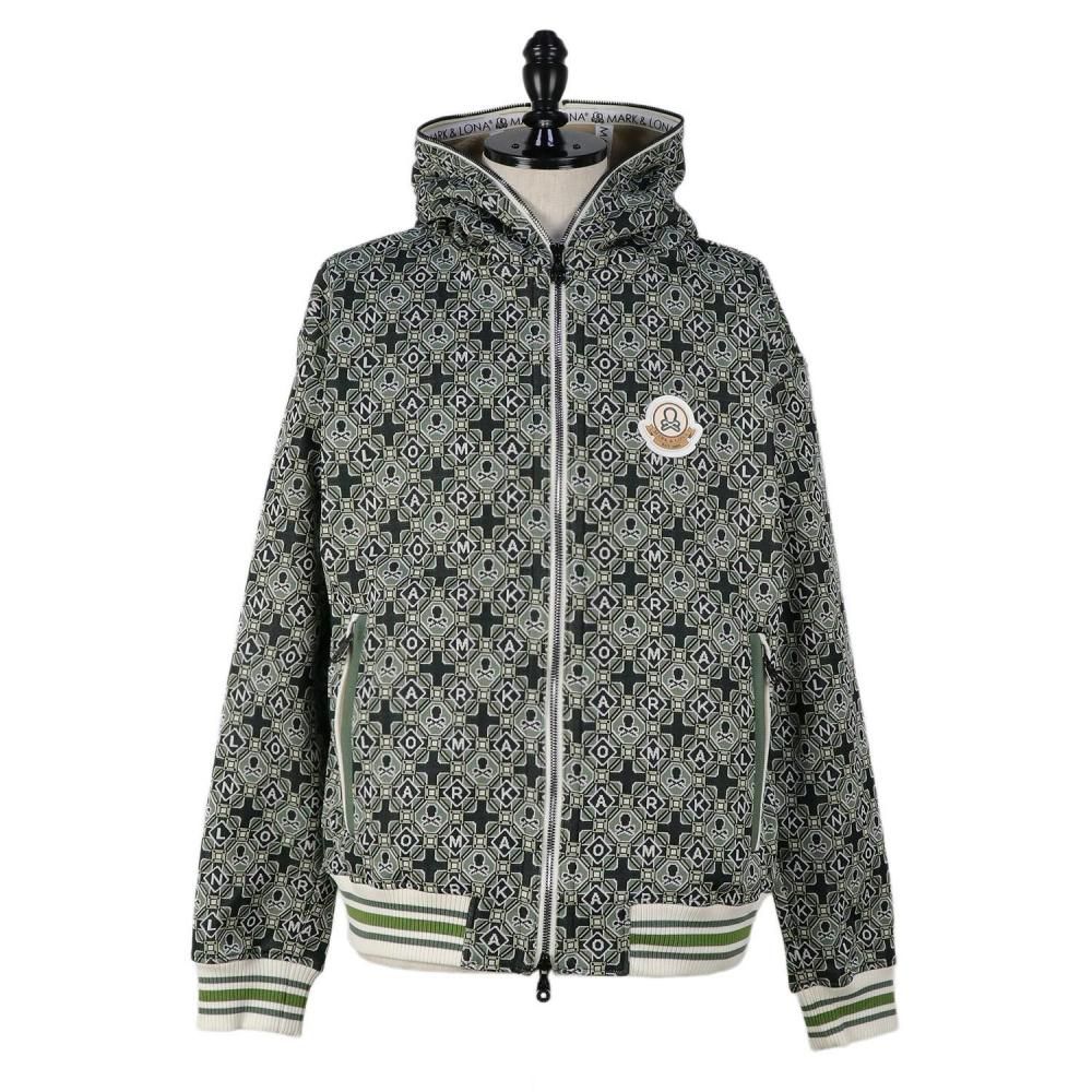 マーク＆ロナ、アウター MARK&LONA マーク＆ロナ Rosette Jacquard Jersey Hoodie