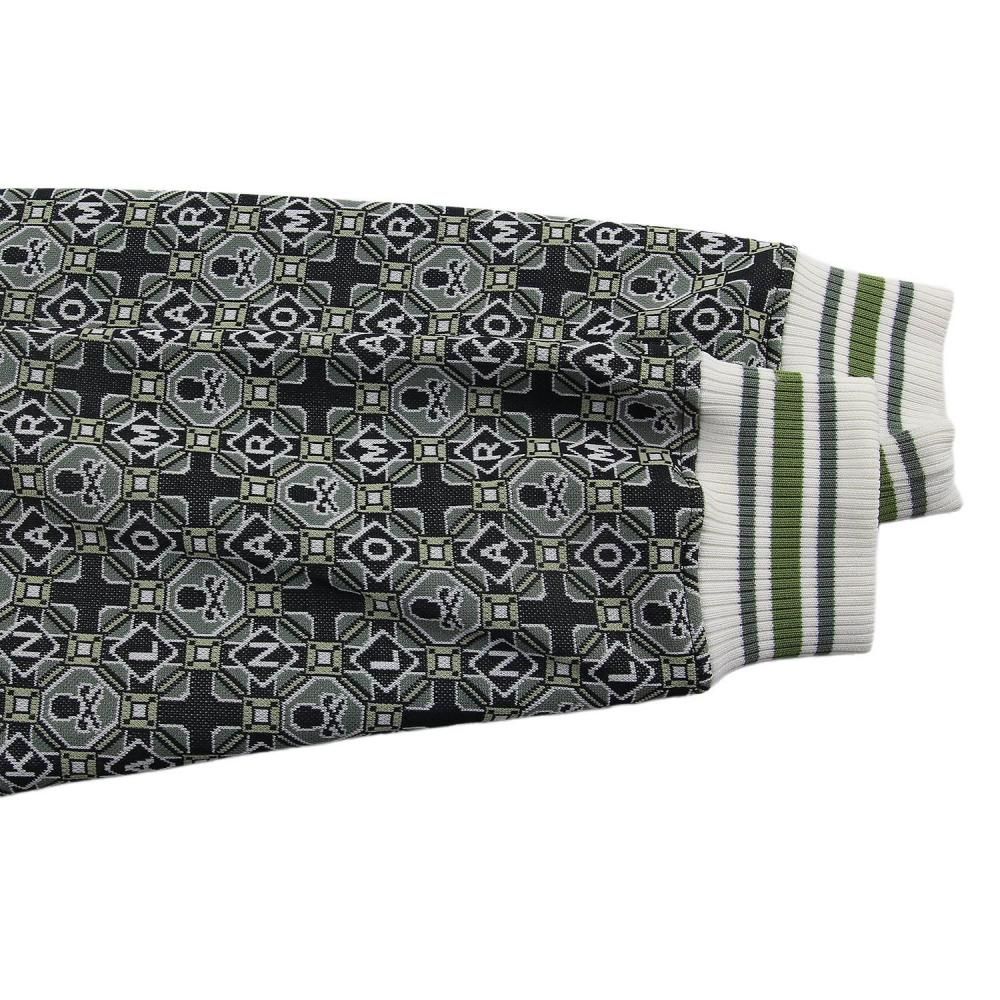 MARK&LONA マーク＆ロナ Rosette Jacquard Jersey Hoodie