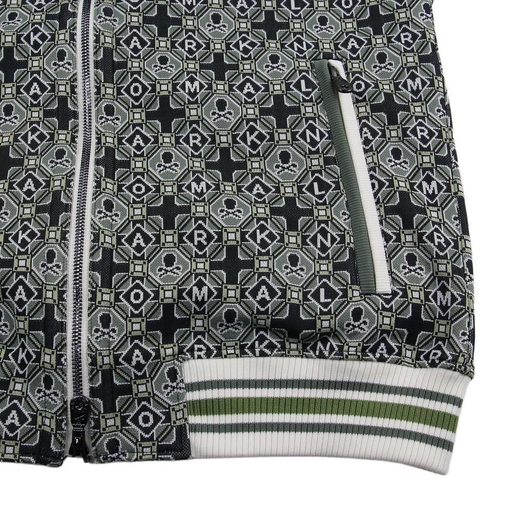 MARK&LONA マーク＆ロナ Rosette Jacquard Jersey Hoodie