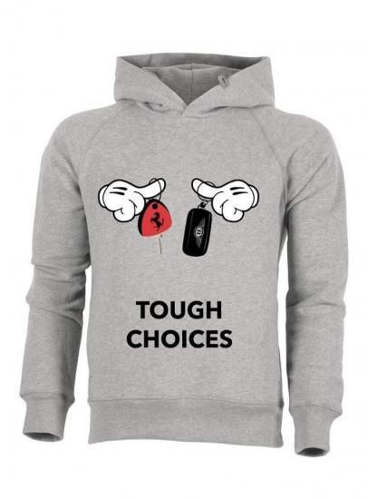 Trendy & Rare (トレンディ＆レア) Hooded Sweatshirt Tough choices Grey -  セレクトショップBEAST（ビースト）