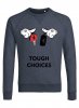 Trendy & Rare(トレンディ＆レア)  Sweatshirt  Tough choices  DARK HEATHER BLUE