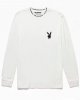 <img class='new_mark_img1' src='https://img.shop-pro.jp/img/new/icons14.gif' style='border:none;display:inline;margin:0px;padding:0px;width:auto;' />PacSunPlayboy  Playboy By PacSun Collar Logo Long Sleeve T-ShirtWhite