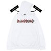 BLACKBLOND ֥å֥ BBD Painted Graffiti Logo Hoodie (White)
