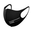BLACKBLOND ֥å֥ BBD Slogan 3D Mask (Black)