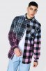 <img class='new_mark_img1' src='https://img.shop-pro.jp/img/new/icons14.gif' style='border:none;display:inline;margin:0px;padding:0px;width:auto;' />boohoo  Oversized Spliced Check Ombre Overshirt