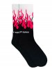 Vision of Super　FLUO PINK DOUBLE FLAMES SOCKS