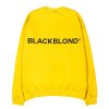 BLACKBLOND ブラックブロンド BBD Classic Smile Logo Crewneck Sweatshirt (Yellow)