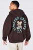 <img class='new_mark_img1' src='https://img.shop-pro.jp/img/new/icons47.gif' style='border:none;display:inline;margin:0px;padding:0px;width:auto;' />boohoo　Tall Evil Teddy Back Print Zip Through Hoodie