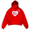 Madlimited Happy V day hoodie (RED )