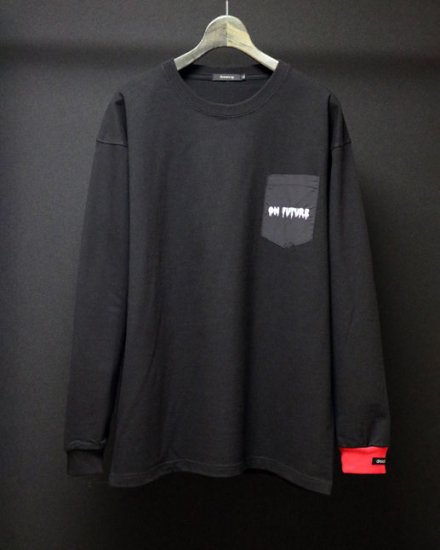 スーパーヘヴィ天竺ポケット付TシャツC・P/O L/S（ON FUTURE）- WALL