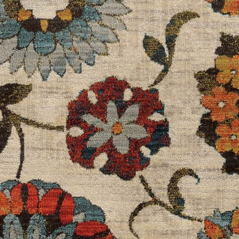 花柄 オリエンタル フローラル デザインラグ カーペット 絨毯 輸入ラグ Oriental Weavers Sedona 6361 Rug
