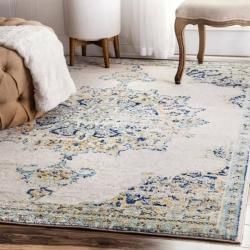 ꥪ ơ ꥨ󥿥饰 ֥롼 Bosphorus Sunny Wildflower Medallion Rug<br/>40%OFF