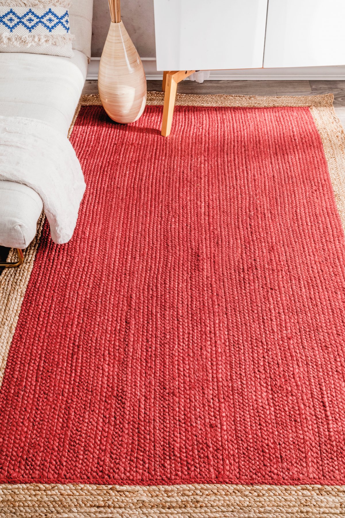 icarpets” red check rug レッドチェック スクエアラグ ...