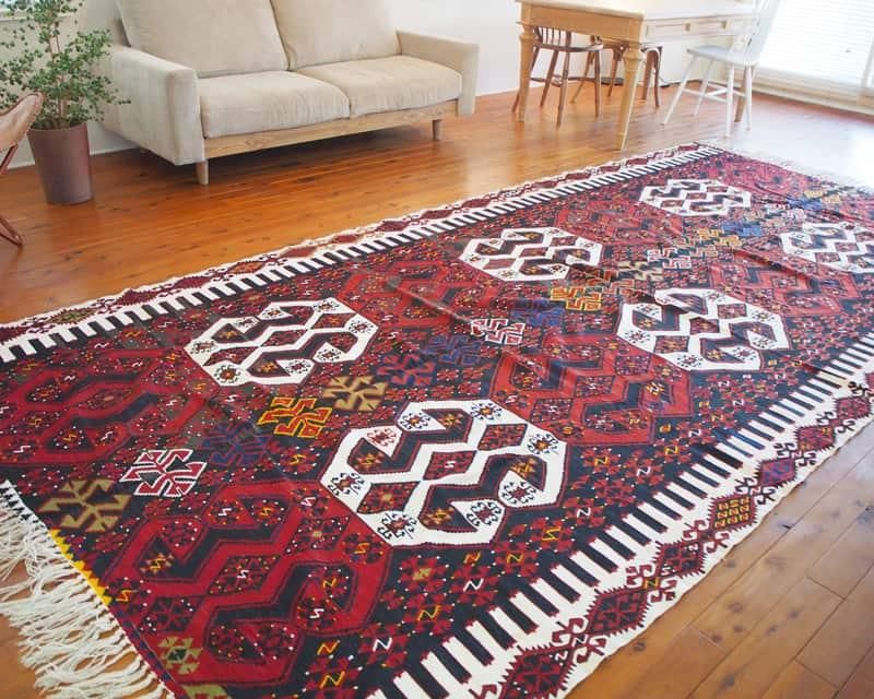 トルコラグvintage turkish rug, 045 - ラグ