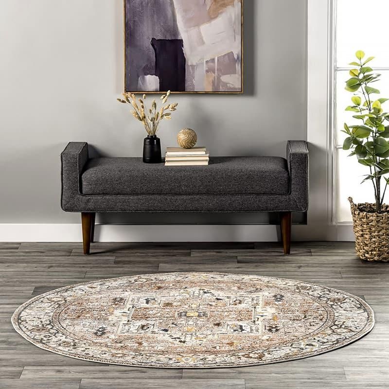 トライバルメダリオンラグ | ヴィンテージ風 - ラグ 絨毯 カーペット