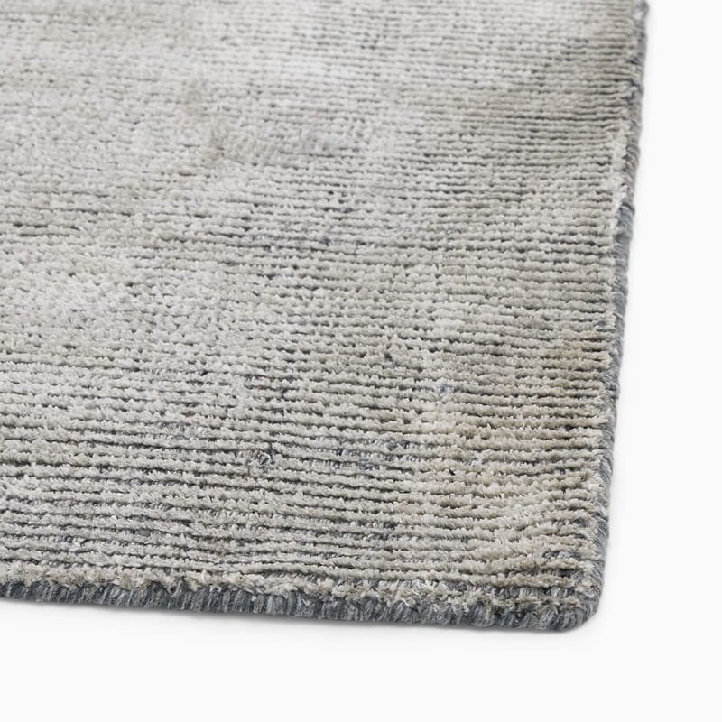 west elm ウエストエルム ラグ シルバーグレー シンプルストライプ おしゃれ モダン 高級感 【Grooves Easy Care Rug】