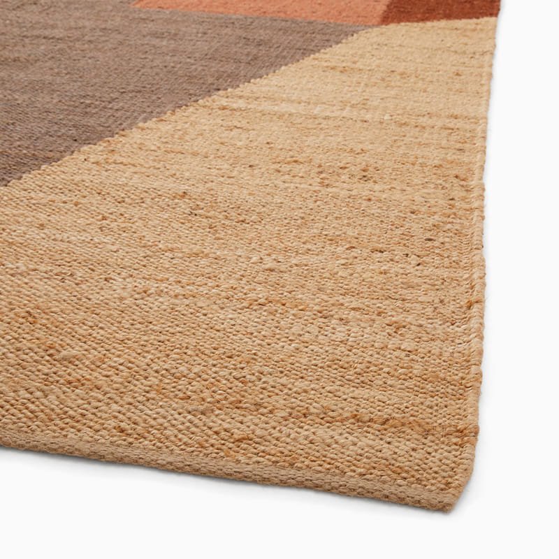 west elm ウエストエルム 天然素材 モダンアート ジュートラグ 【west elm Angled Modern Jute Rug】