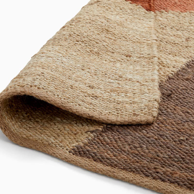 west elm ウエストエルム 天然素材 モダンアート ジュートラグ 【west elm Angled Modern Jute Rug】