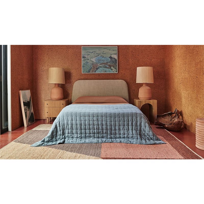 west elm ウエストエルム 天然素材 モダンアート ジュートラグ 【west elm Angled Modern Jute Rug】