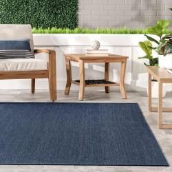青とベージュの伝統的なラグ ラグマット NATIVE RUG LIGHT BLUE｜北欧・ヴィンテージインテリア
