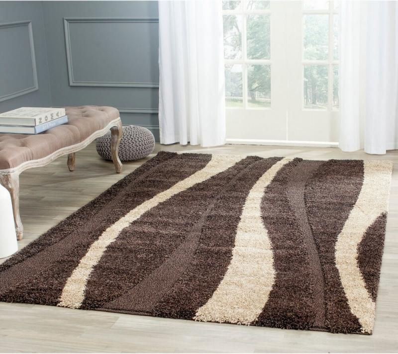 [絨毯]19:カーペット　茶色　140×205×1.7(cm) 絨毯]19:カーペット 茶色 140×205×1.7(cm)