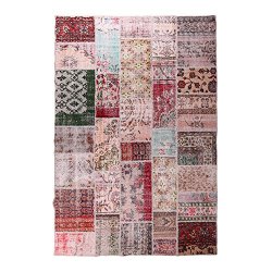 【即納商品】 トルコ絨毯 パッチワークラグ アナトリア オールドカーペット 300cm×200cm