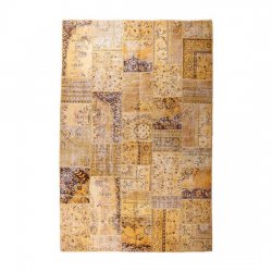 【即納商品】 トルコ絨毯 パッチワークラグ アナトリア オールドカーペット 307cm×203cm