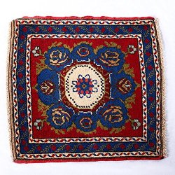 トルコ絨毯  タスピナール ラグマット<br>63×65cm