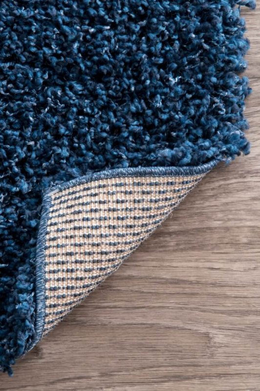 シャギー デザインラグ カーペット 絨毯 輸入ラグ 海外ラグ ネイビー