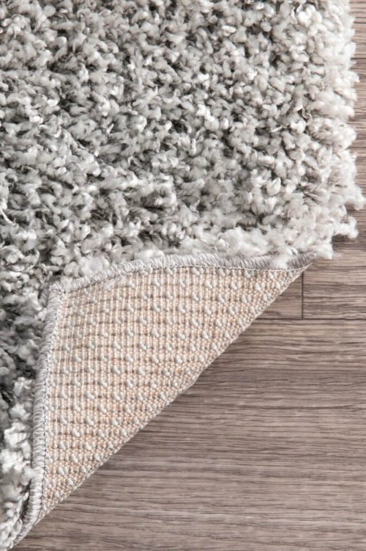シンプル シャギー デザインラグ シルバーグレー カーペット 絨毯 輸入 