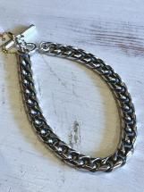 <img class='new_mark_img1' src='https://img.shop-pro.jp/img/new/icons6.gif' style='border:none;display:inline;margin:0px;padding:0px;width:auto;' />ROSETTA PRAYER : 6.5mm FLAT LINK CHAIN BRACELET